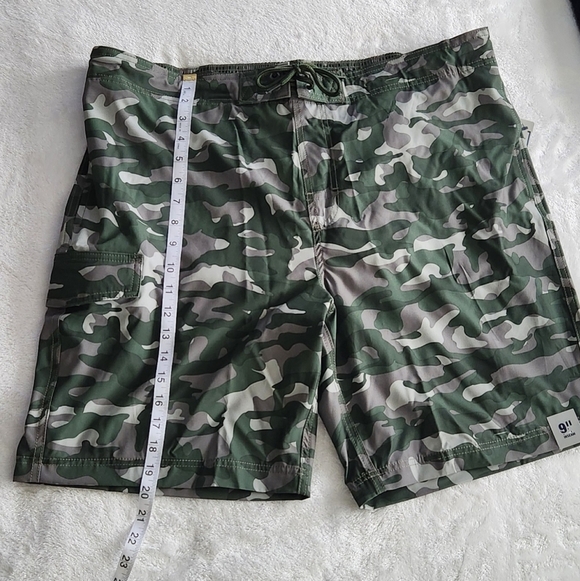 George Other - 🩳 George Men’s XL Camouflage Swim Shorts Size 40–42 – NWT, 9” Inseam Camo Army
